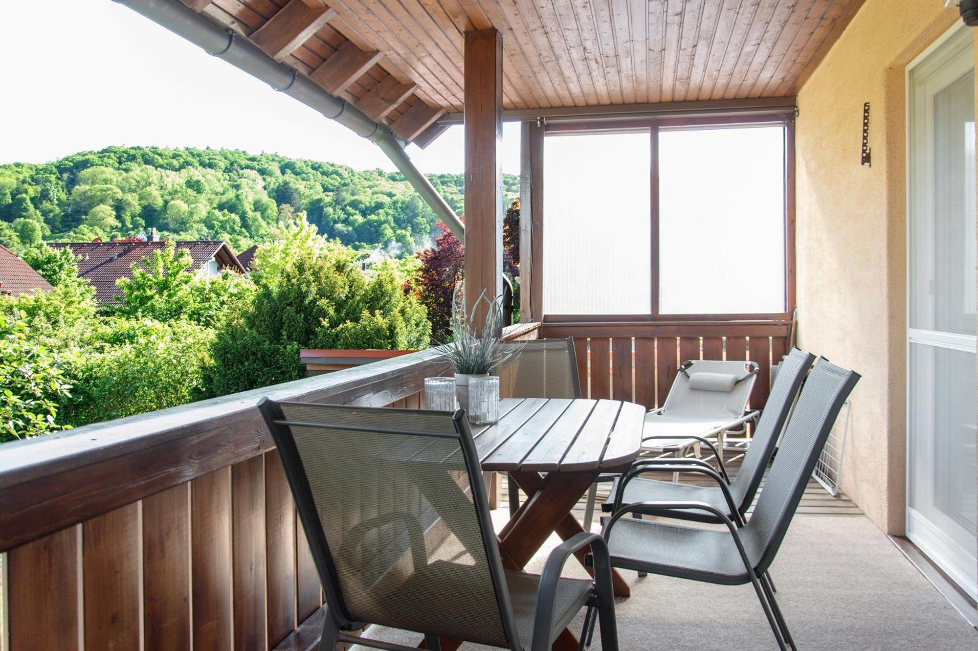 Ferienwohnung Apfelbluete Burgbernheim Bagian luar foto